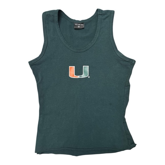 Hype Green Fitted Sleeveless Tank Top - Picture 1 of 9